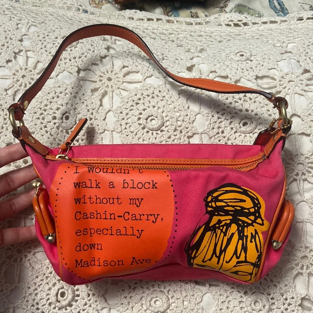 Coach | Bags | Rare Vintage Coach Bonnie Cashin Pink And Orange 